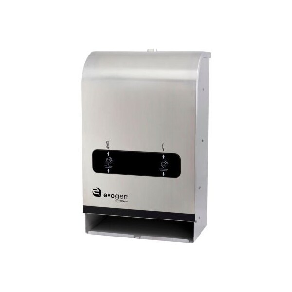 Hospeco Evogen EVNT4 Mini No Touch Dual Vendor, Free, Stainless EVNT4-SS - main